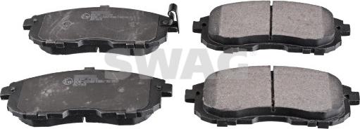 Swag 33 10 5444 - Тормозные колодки, дисковые, комплект autospares.lv