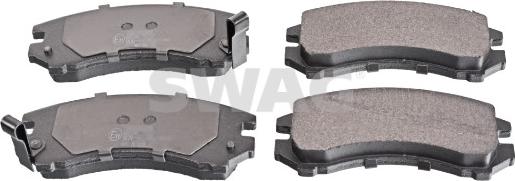 Swag 33 10 5081 - Тормозные колодки, дисковые, комплект autospares.lv