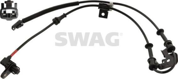Swag 33 10 5871 - Датчик ABS, частота вращения колеса autospares.lv