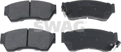 Swag 33 10 6404 - Тормозные колодки, дисковые, комплект autospares.lv