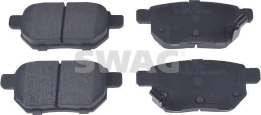 Swag 33 10 6573 - Тормозные колодки, дисковые, комплект autospares.lv