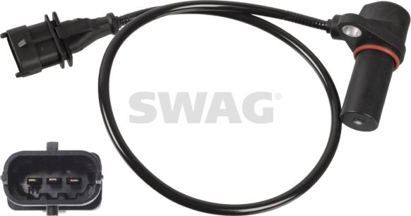 Swag 33 10 0500 - Датчик импульсов, коленвал autospares.lv