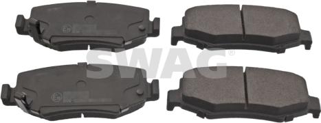 Swag 33 10 0232 - Тормозные колодки, дисковые, комплект autospares.lv