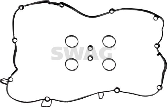 Swag 33 10 1423 - Комплект прокладок, крышка головки цилиндра autospares.lv