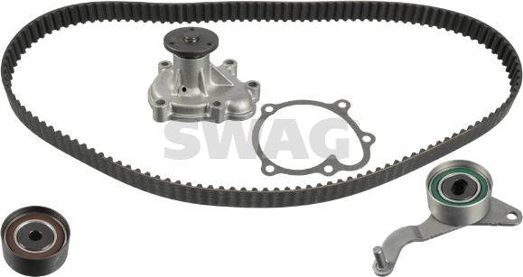 Swag 33 10 1582 - Водяной насос + комплект зубчатого ремня ГРМ autospares.lv