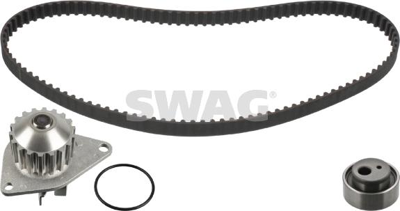 Swag 33 10 1642 - Водяной насос + комплект зубчатого ремня ГРМ autospares.lv