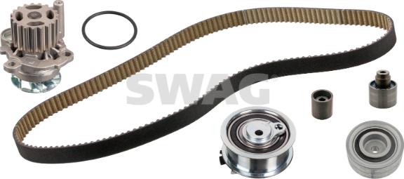 Swag 33 10 1614 - Водяной насос + комплект зубчатого ремня ГРМ autospares.lv