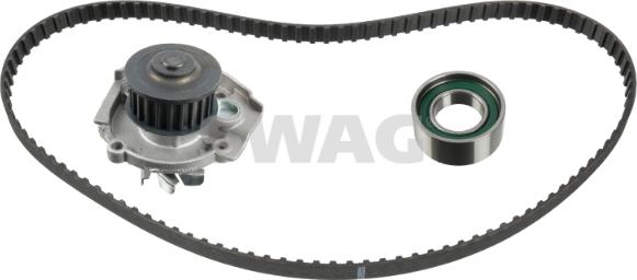 Swag 33 10 1825 - Водяной насос + комплект зубчатого ремня ГРМ autospares.lv