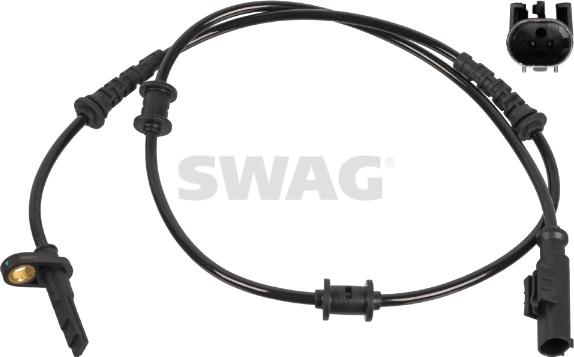 Swag 33 10 1202 - Датчик ABS, частота вращения колеса autospares.lv