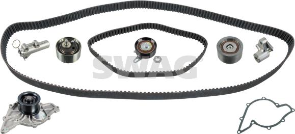 Swag 33 10 1710 - Водяной насос + комплект зубчатого ремня ГРМ autospares.lv