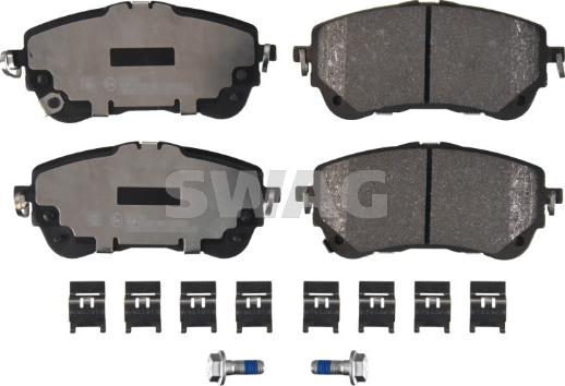 Swag 33 10 8162 - Тормозные колодки, дисковые, комплект autospares.lv