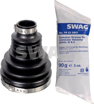 Swag 33 10 2940 - Пыльник, приводной вал autospares.lv