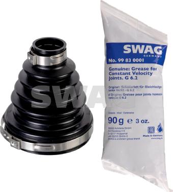 Swag 33 10 2175 - Пыльник, приводной вал autospares.lv