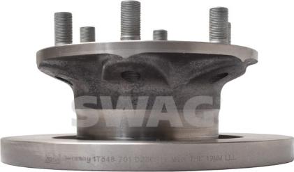 Swag 33 10 7400 - Тормозной диск autospares.lv