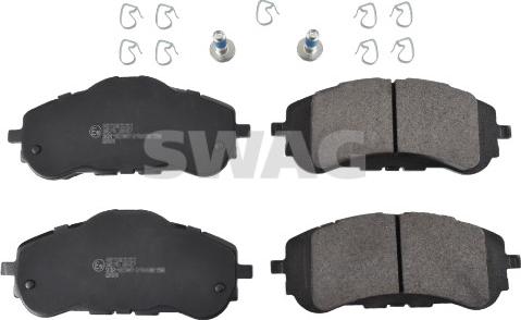 Swag 33 10 7488 - Тормозные колодки, дисковые, комплект autospares.lv