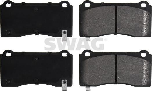 Swag 33 10 7658 - Тормозные колодки, дисковые, комплект autospares.lv