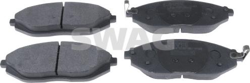 Swag 33 10 7134 - Тормозные колодки, дисковые, комплект autospares.lv