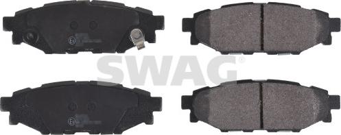 Swag 33 10 7329 - Тормозные колодки, дисковые, комплект autospares.lv