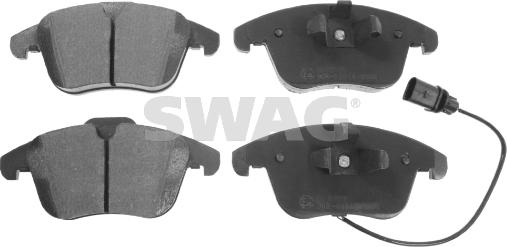 Swag 32 91 6768 - Тормозные колодки, дисковые, комплект autospares.lv