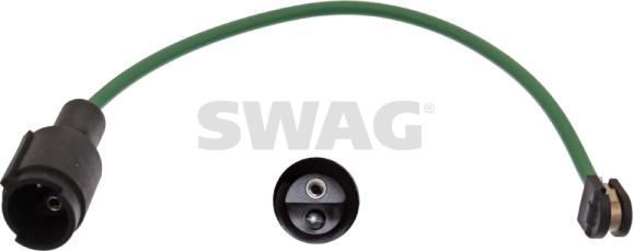 Swag 20 94 4358 - Сигнализатор, износ тормозных колодок autospares.lv