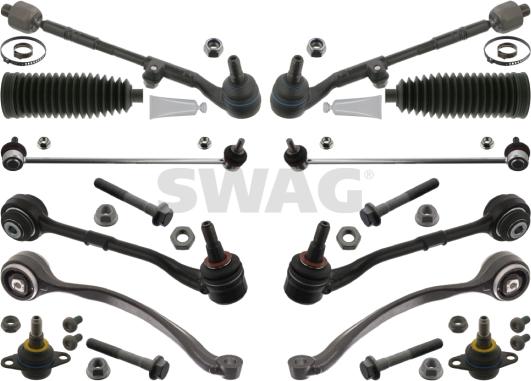 Swag 20 94 6292 - Комплектующее руля, подвеска колеса autospares.lv