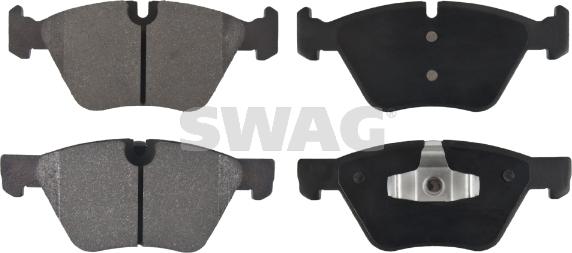 Swag 20 91 6670 - Тормозные колодки, дисковые, комплект autospares.lv
