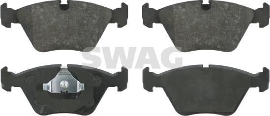 Swag 20 91 6000 - Тормозные колодки, дисковые, комплект autospares.lv