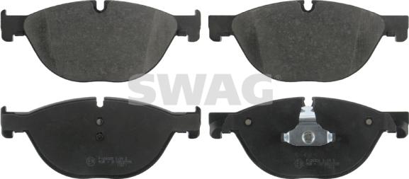 Swag 20 91 6787 - Тормозные колодки, дисковые, комплект autospares.lv