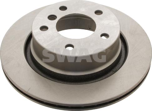 Swag 20 92 8165 - Тормозной диск autospares.lv