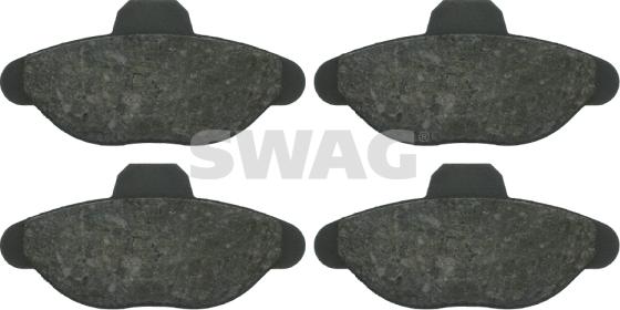 Swag 70 91 6082 - Тормозные колодки, дисковые, комплект autospares.lv