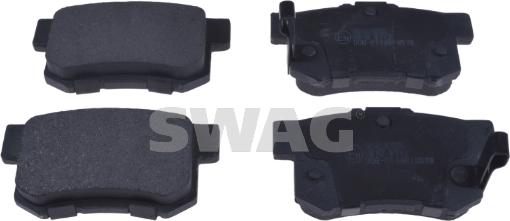 Swag 70 91 6873 - Тормозные колодки, дисковые, комплект autospares.lv