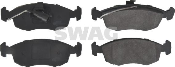 Swag 70 91 6390 - Тормозные колодки, дисковые, комплект autospares.lv