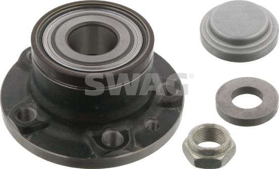 Swag 70 93 4955 - Подшипник ступицы колеса, комплект autospares.lv