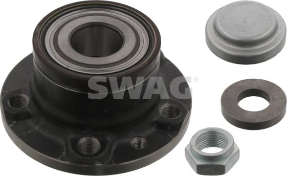 Swag 70 93 4956 - Подшипник ступицы колеса, комплект autospares.lv