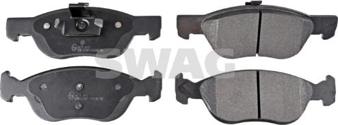 Swag 70 11 6050 - Тормозные колодки, дисковые, комплект autospares.lv