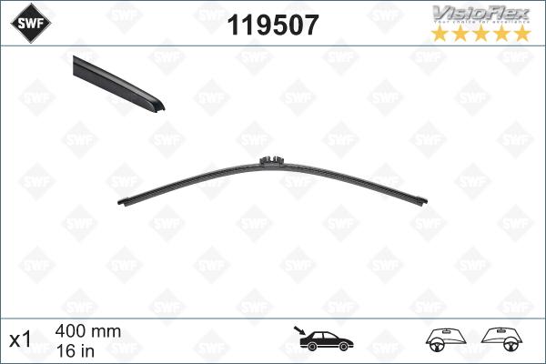 SWF 119507 - Щетка стеклоочистителя autospares.lv