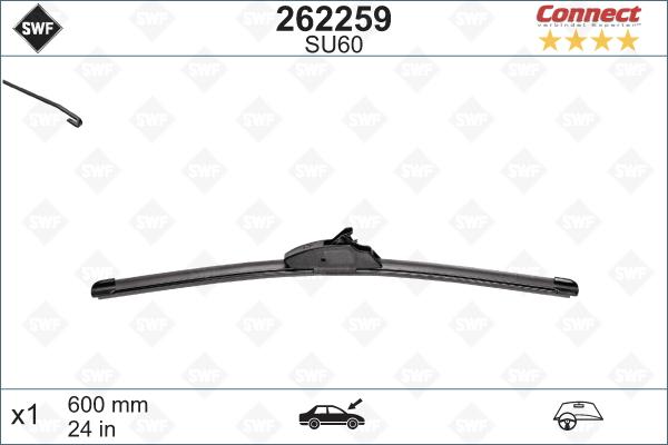 SWF 262259 - Щетка стеклоочистителя autospares.lv