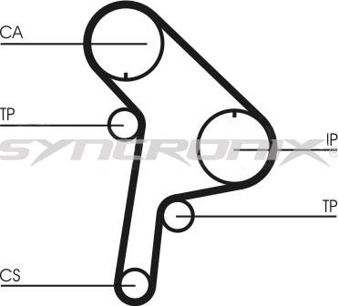 SYNCRONIX SY110951 - Комплект зубчатого ремня ГРМ autospares.lv