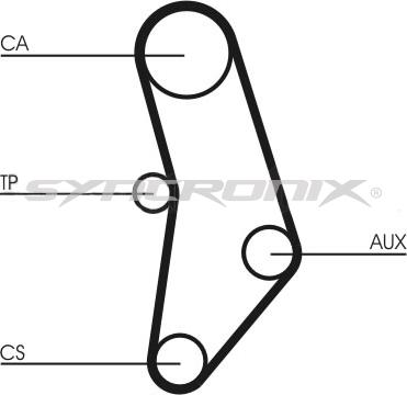 SYNCRONIX SY110520 - Комплект зубчатого ремня ГРМ autospares.lv