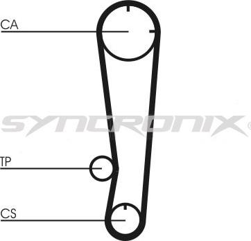 SYNCRONIX SY210738 - Комплект зубчатого ремня ГРМ autospares.lv