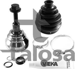 Talosa 77-AD-1033 - Шарнирный комплект, ШРУС, приводной вал autospares.lv