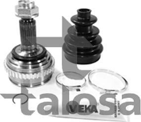 Talosa 77-CT-1018A - Шарнирный комплект, ШРУС, приводной вал autospares.lv