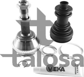 Talosa 77-CT-1012A - Шарнирный комплект, ШРУС, приводной вал autospares.lv