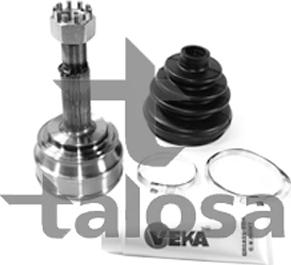 Talosa 77-OP-1002 - Шарнирный комплект, ШРУС, приводной вал autospares.lv