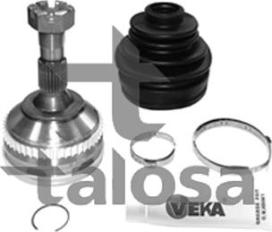 Talosa 77-PE-1008A - Шарнирный комплект, ШРУС, приводной вал autospares.lv