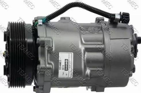 Teamec 8646006 - Компрессор кондиционера autospares.lv