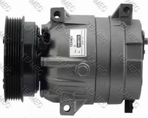 Teamec 8600155 - Компрессор кондиционера autospares.lv