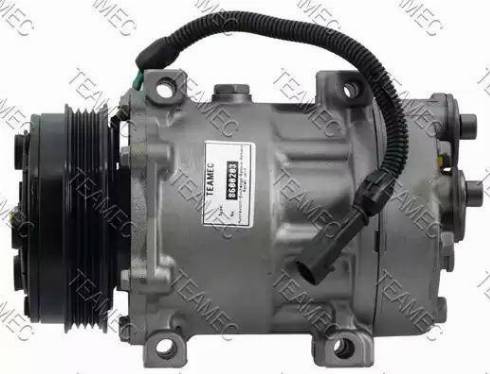 Teamec 8600203 - Компрессор кондиционера autospares.lv