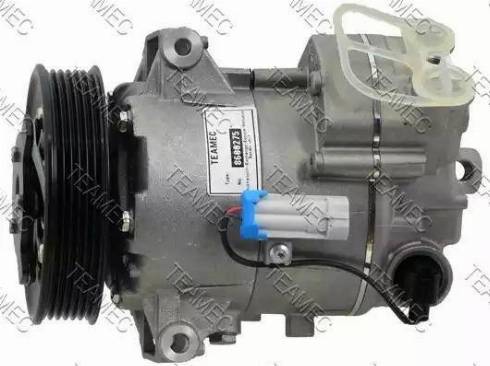 Teamec 8600275 - Компрессор кондиционера autospares.lv