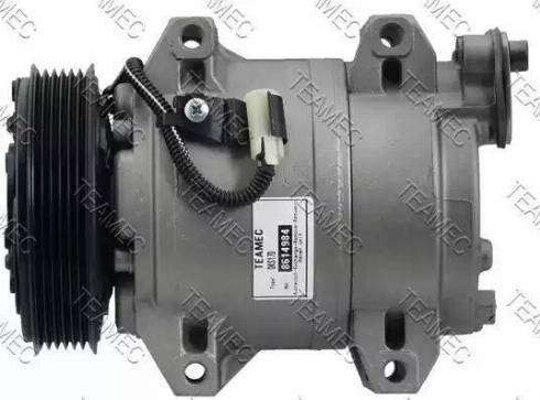 Teamec 8614984 - Компрессор кондиционера autospares.lv